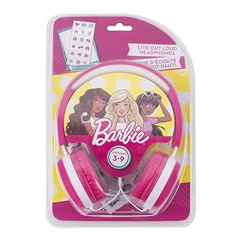 Amazon.com: Barbie Kids Safe Over The Ear Headphones HP2